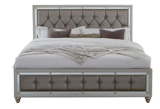 Picture of Riley Silver 3 PC Queen Upholstered Bed