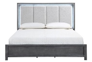 Picture of Odessa Grey 3 PC King Bed with LED Lights