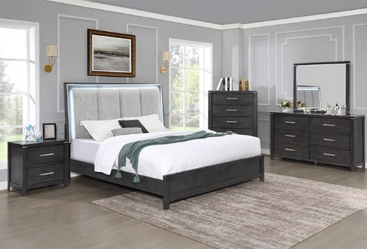 Picture of Odessa Grey 5 PC King Bedroom