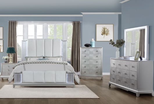 Picture of Ravello Silver 5 PC Queen Bedroom