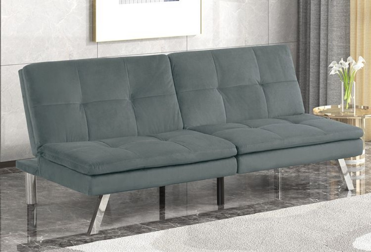 Buy Keiran Slate Futon - Part# CS9995-FON9XBLUE | Badcock &amp; More