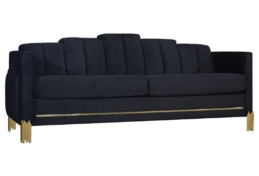 Picture of Empire Black Sofa With LED Lights