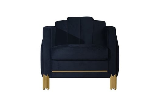 Picture of Empire Black Chair With LED Lights