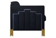 Picture of Empire Black Chair With LED Lights
