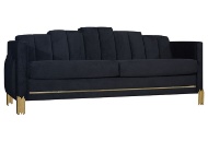 Picture of Empire Black Sofa & Loveseat With LED Lights