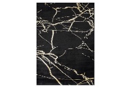 Picture of Impress Black/Gold Accent Rug