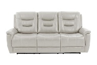 Picture of Abbott Cream Power Reclining Sofa & Console Loveseat