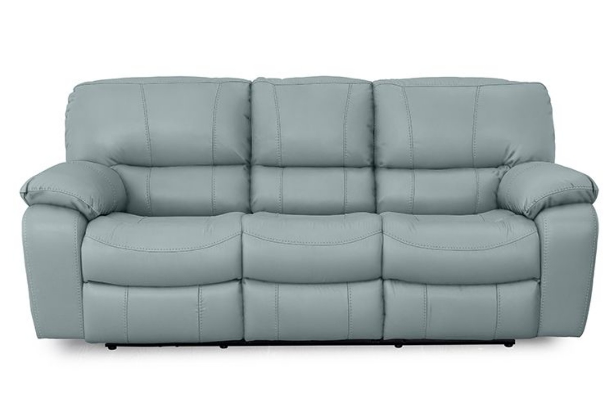 Picture of Dominic Aqua Leather Power Reclining Sofa