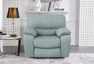 Picture of Dominic Aqua Leather Power Recliner