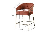 Picture of Portland Caramel Counter Stool
