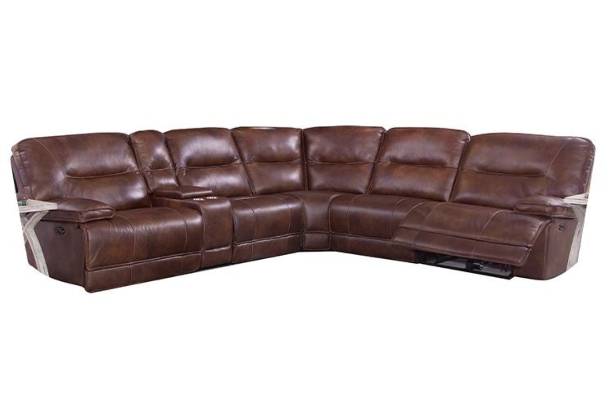 Picture of Harbortown Leather Dual Power Reclining Sectional