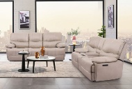 Picture of Dominic Taupe Leather Power Reclining Sofa