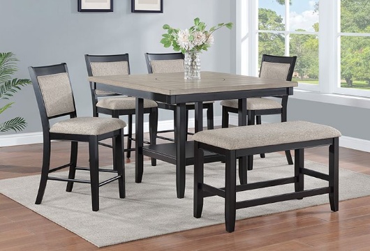 Picture of Tinsley Grey Counter Height Bench