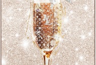 Picture of Gold Sparkle Glass