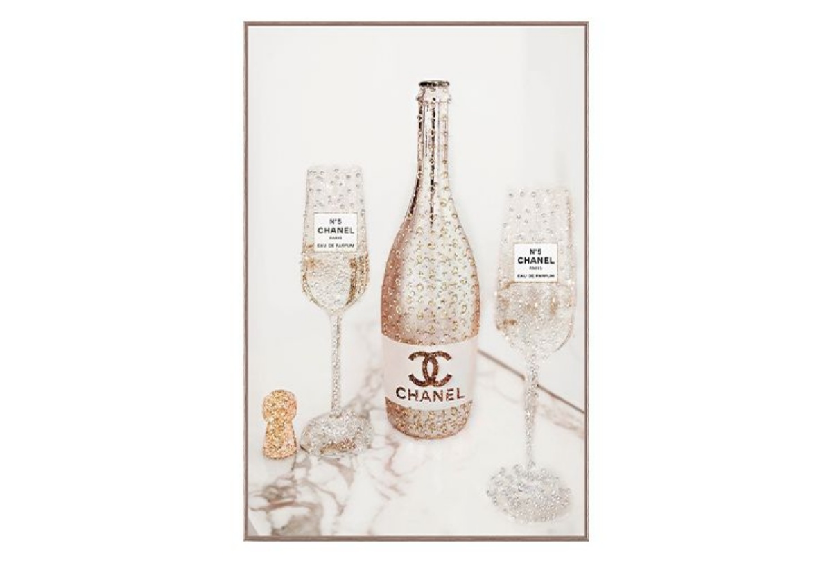Picture of Chanel Glass Wall Art