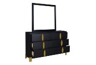 Picture of Empire Black 5 PC King Bedroom