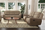 Picture of Bennett Reclining Sofa with Drop Down Table