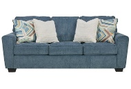 Picture of Cashton Blue Sleeper Sofa & Loveseat