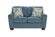 Picture of Cashton Blue Sleeper Sofa & Loveseat