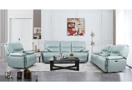 Picture of Dominic Aqua Leather Power Recliner