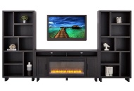 Picture of Banff Espresso 3 PC Wall Unit With Fireplace
