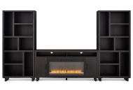 Picture of Banff Espresso 3 PC Wall Unit With Fireplace
