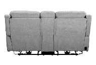 Picture of Bristol Grey Reclining Console Loveseat