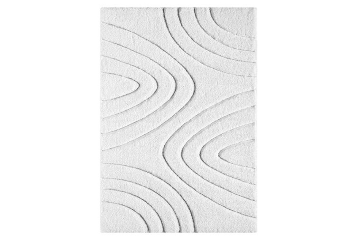 Picture of Slopes White Accent Rug