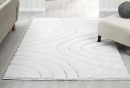 Picture of Slopes White Accent Rug