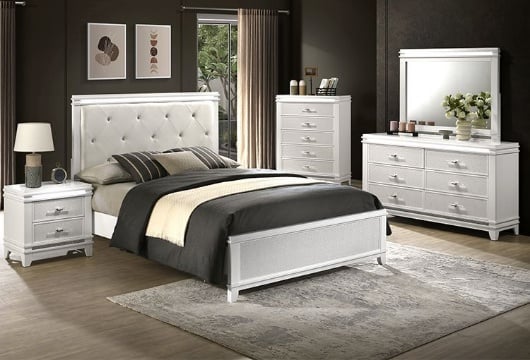 Picture of Elsa White 5 PC Queen Bedroom