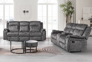 Picture of Park City Grey Reclining Sofa & Console Loveseat