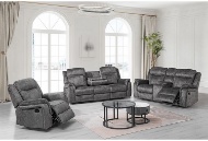 Picture of Park City Grey Reclining Sofa & Console Loveseat