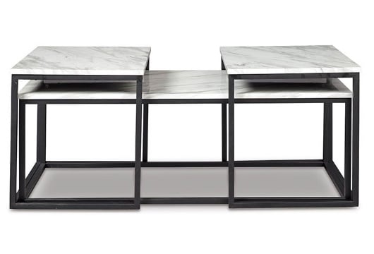 Picture of Donnesta Gray/Black Occasional Table Set (3/CN)