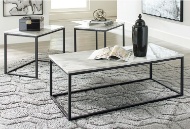 Picture of Donnesta Gray/Black Occasional Table Set (3/CN)