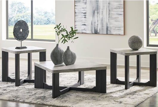Picture of Sharstorm Two-tone Gray Occasional Table Set (3/CN