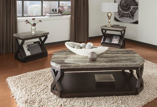 Picture of Radilyn Grayish Brown Occasional Table Set (3/CN)