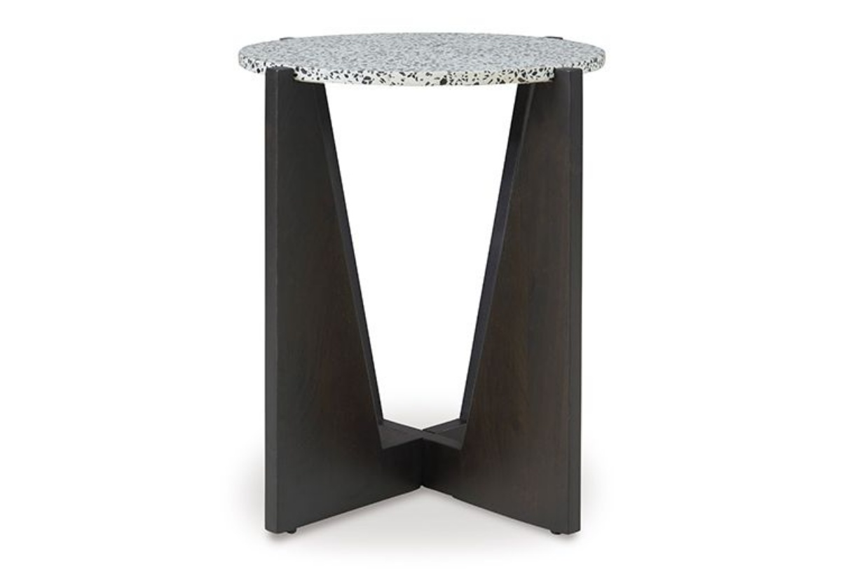 Picture of Tellrich Black/White Accent Table