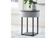 Picture of Sethlen Gray/Black Accent Table with Speaker