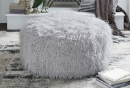 Picture of Galice Light Gray Oversized Accent Ottoman