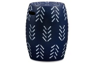 Picture of Genemore Navy/White Stool