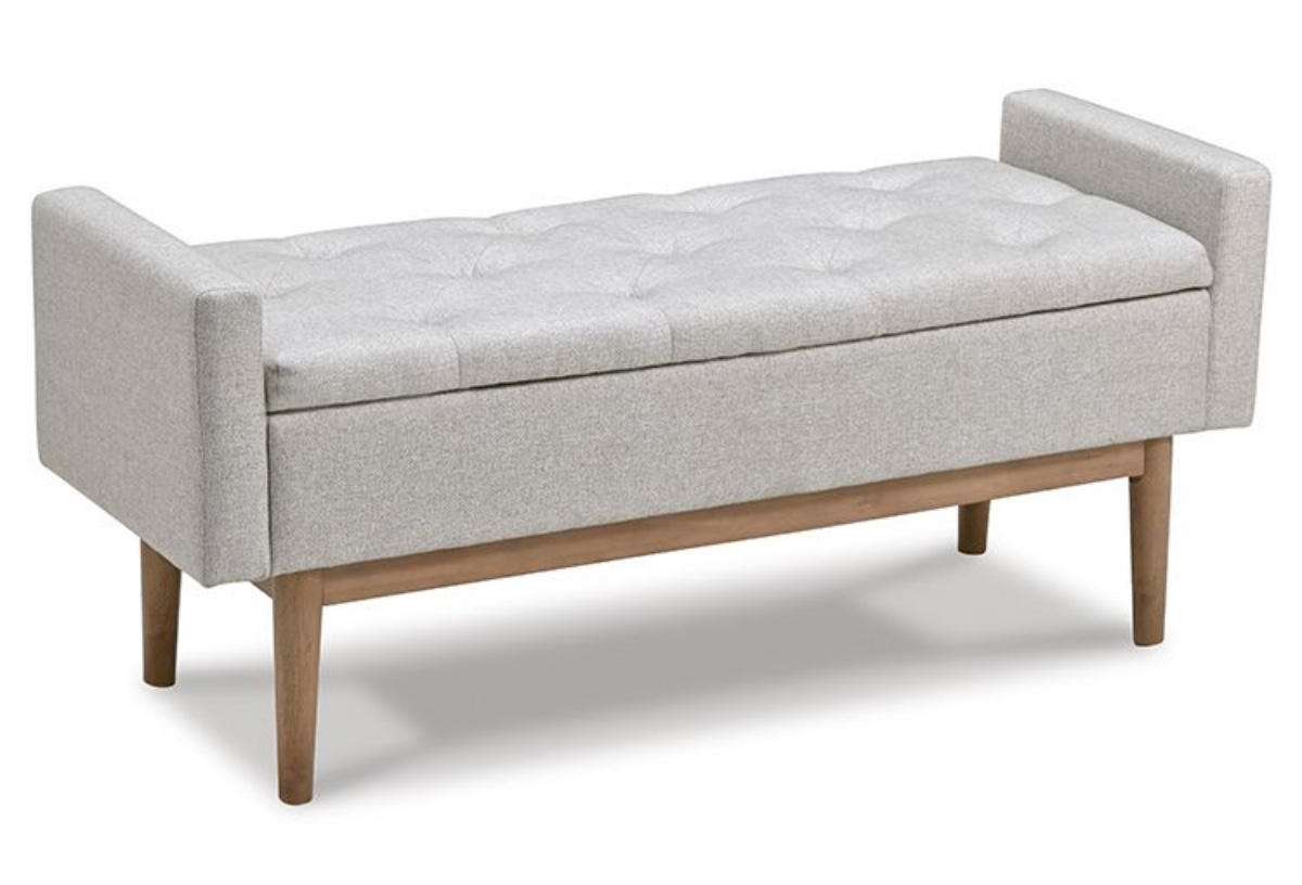 Picture of Briarson Beige/Brown Storage Bench