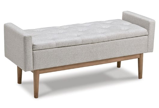 Picture of Briarson Beige/Brown Storage Bench