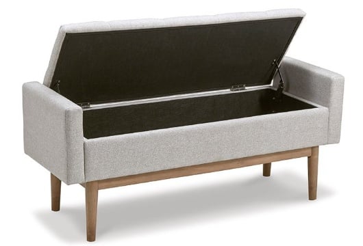 Picture of Briarson Beige/Brown Storage Bench