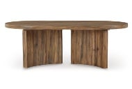 Picture of Austanny Warm Brown Oval Cocktail Table
