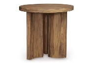 Picture of Austanny Warm Brown Round End Table