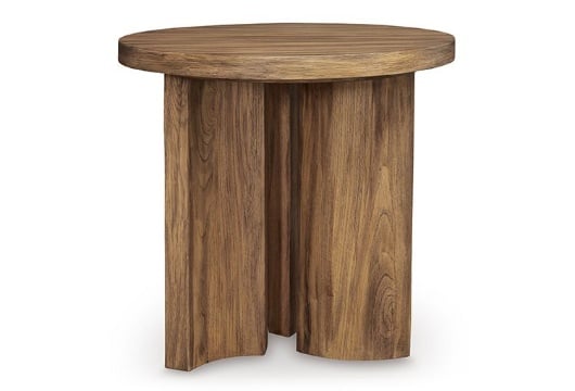 Picture of Austanny Warm Brown Round End Table