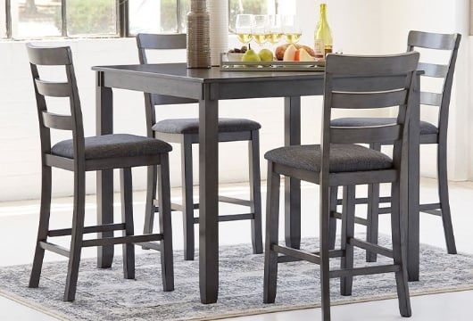 Picture of Bridson Gray Square Counter TBL Set (5/CN)