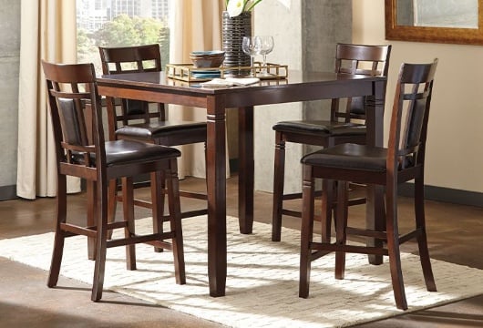 Picture of Bennox Brown DRM Counter Table Set (5/CN)