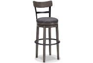 Picture of Caitbrook Gray Tall UPH Swivel Barstool(1/CN)
