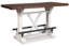 Picture of Valebeck White/Brown RECT Dining Room Counter Tabl